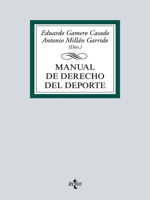 cover image of Manual de Derecho del Deporte